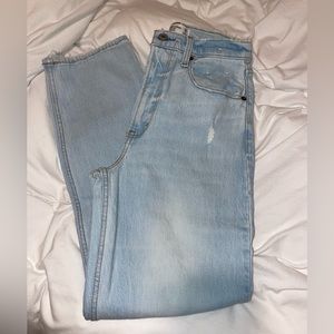 Abercrombie The 90’s Straight Ultra High Rise Jean